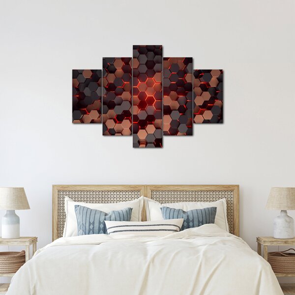 Kép - Futurisztikus absztrakció (150x105 cm)