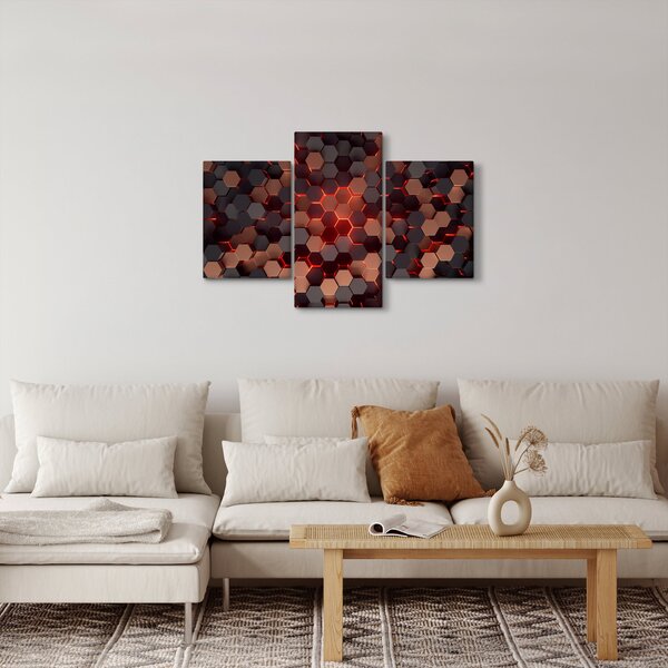 Kép - Futurisztikus absztrakció (90x60 cm)