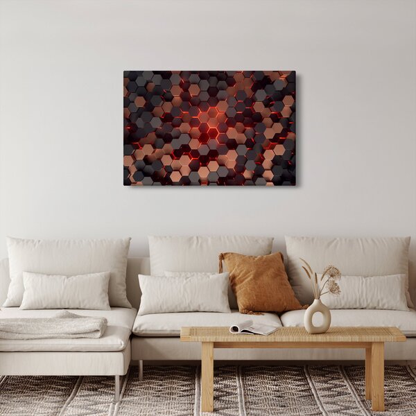 Kép - Futurisztikus absztrakció (90x60 cm)