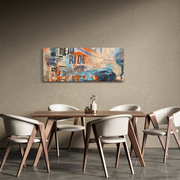 Kép - lovaglásra született (120x50 cm)