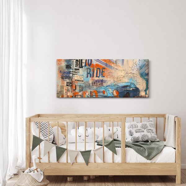 Kép - lovaglásra született (120x50 cm)