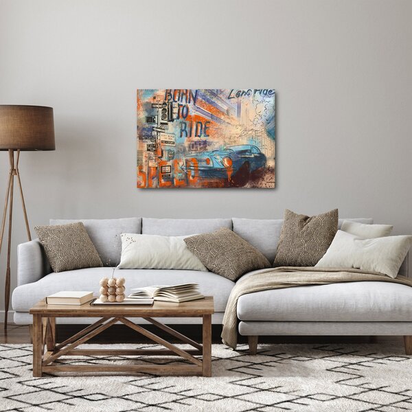 Kép - lovaglásra született (70x50 cm)