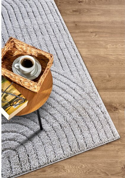 Világosszürke szőnyeg 120x170 cm Panglao New York Light Grey – Elle Decoration