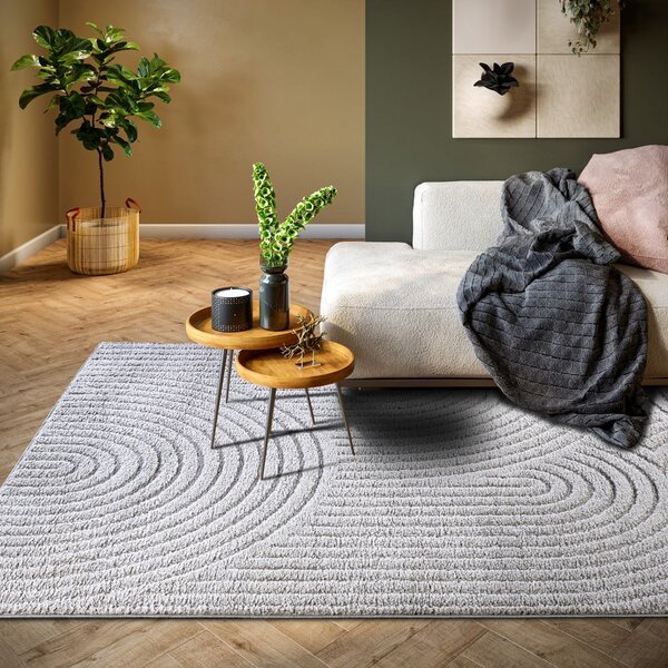 Világosszürke szőnyeg 120x170 cm Panglao New York Light Grey – Elle Decoration