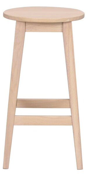 Natúr színű tölgyfa bárszék (ülésmagasság 65 cm) Austin – Rowico