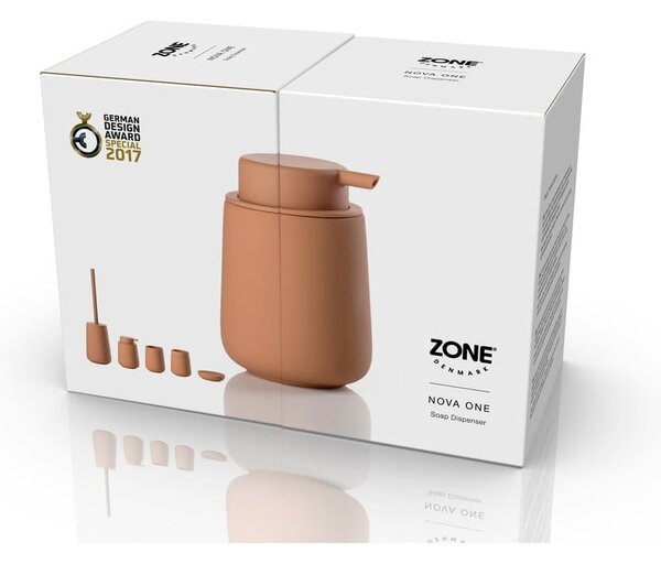 Narancssárga agyagkerámia szappanadagoló 250 ml Nova One – Zone
