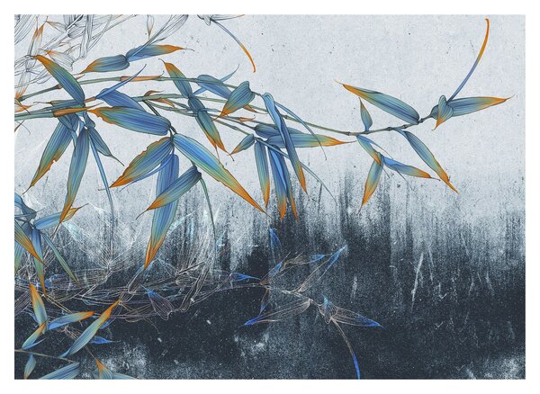 Kép - bambusz a falon (70x50 cm)
