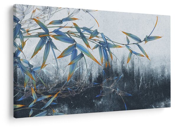 Kép - bambusz a falon (90x60 cm)