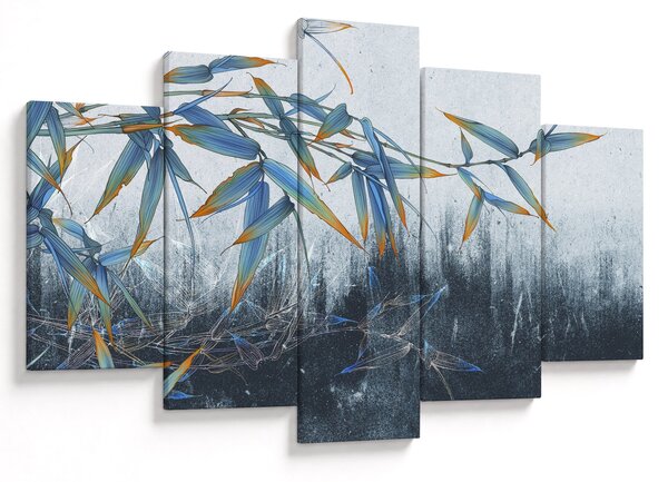 Kép - bambusz a falon (150x105 cm)