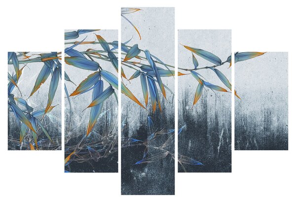 Kép - bambusz a falon (150x105 cm)