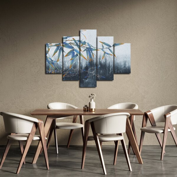 Kép - bambusz a falon (150x105 cm)