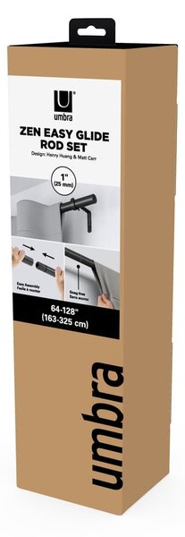 Acél bővíthető függönykarnis 163 - 325 cm Zen – Umbra
