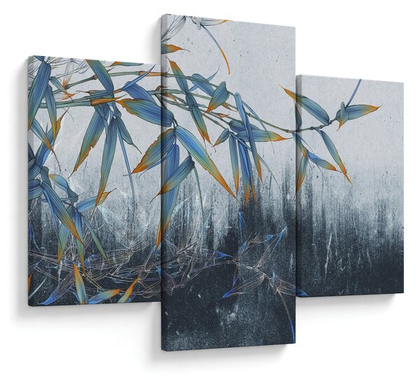 Kép - bambusz a falon (90x60 cm)