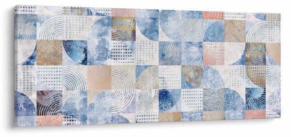Kép - Geometrikus formák a falon (120x50 cm)