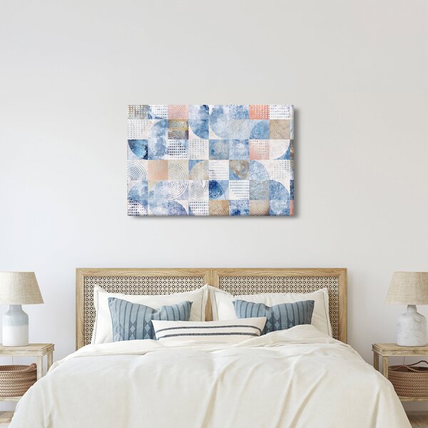 Kép - Geometrikus formák a falon (90x60 cm)