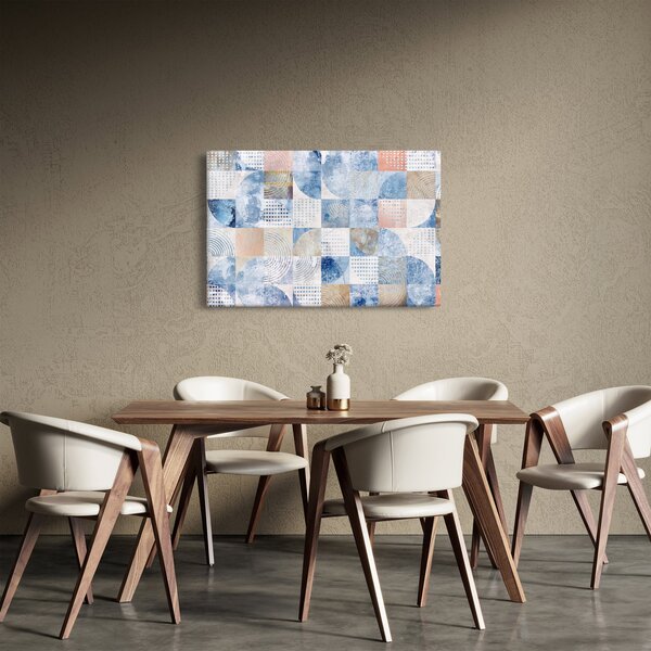 Kép - Geometrikus formák a falon (90x60 cm)