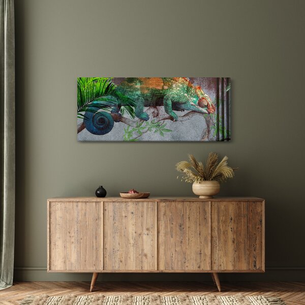 Kép - kaméleon (120x50 cm)
