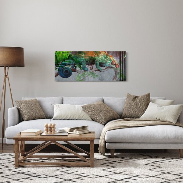 Kép - kaméleon (120x50 cm)