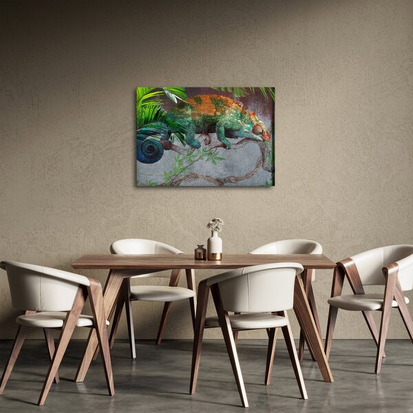 Kép - kaméleon (70x50 cm)