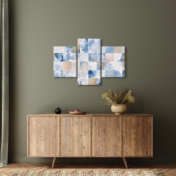 Kép - Geometrikus formák a falon (90x60 cm)