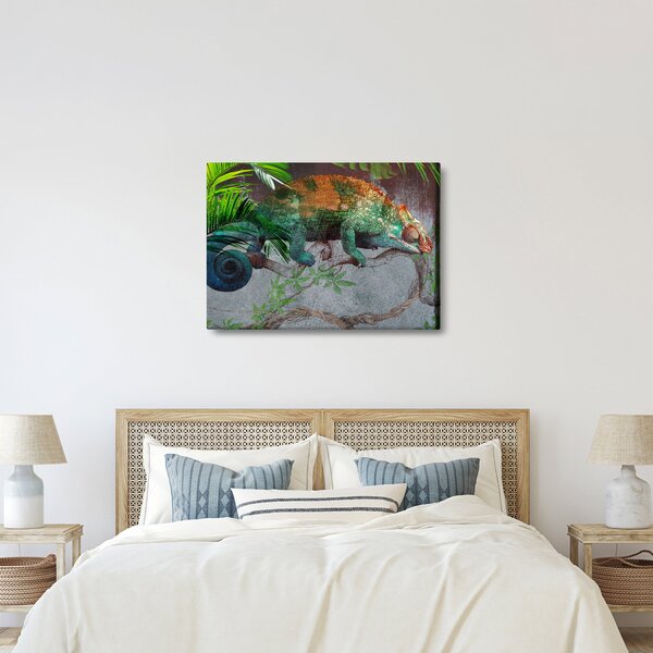 Kép - kaméleon (70x50 cm)