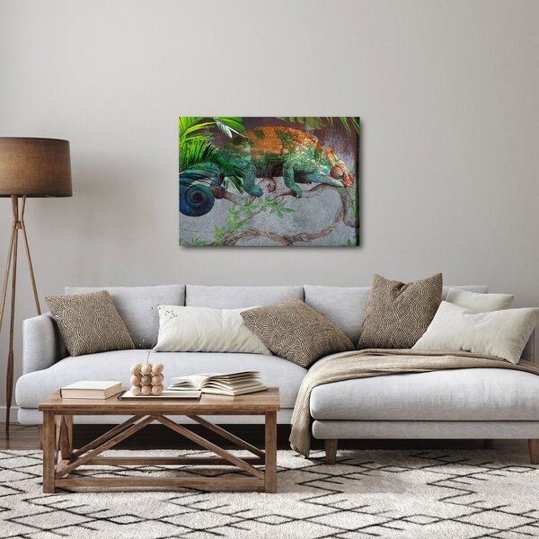 Kép - kaméleon (70x50 cm)