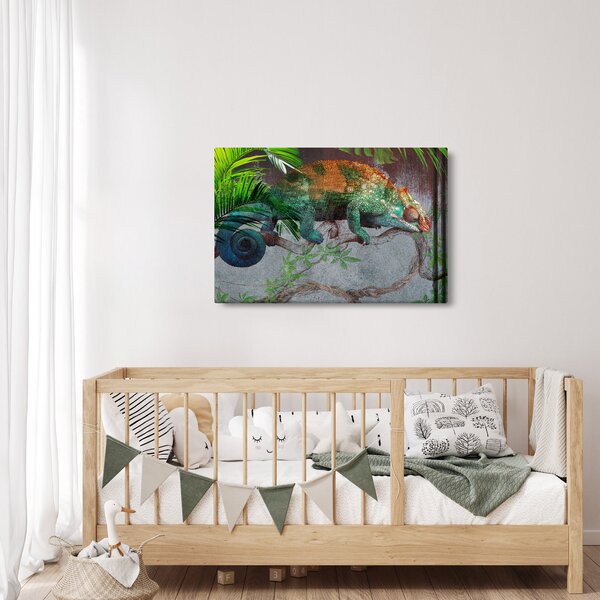 Kép - kaméleon (90x60 cm)