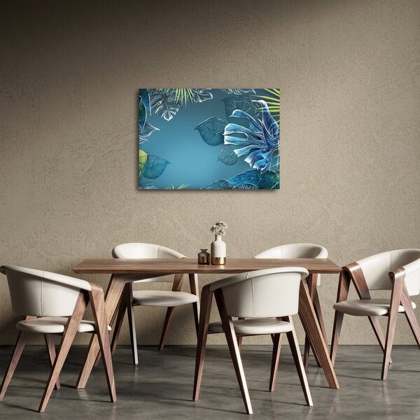Kép - Trópusi növények levelei (70x50 cm)