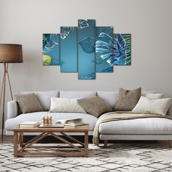 Kép - Trópusi növények levelei (150x105 cm)