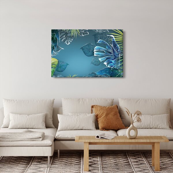 Kép - Trópusi növények levelei (90x60 cm)