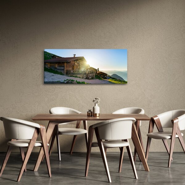 Kép - reggel az Alpokban, Tirol (120x50 cm)