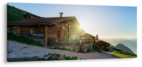 Kép - reggel az Alpokban, Tirol (120x50 cm)