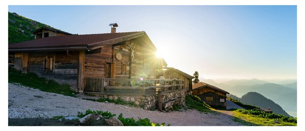 Kép - reggel az Alpokban, Tirol (120x50 cm)