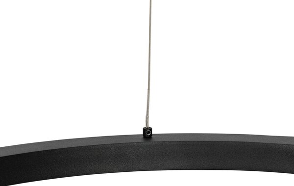 Okos függőlámpa fekete 60 cm LED-del és RGBW-vel - Girello