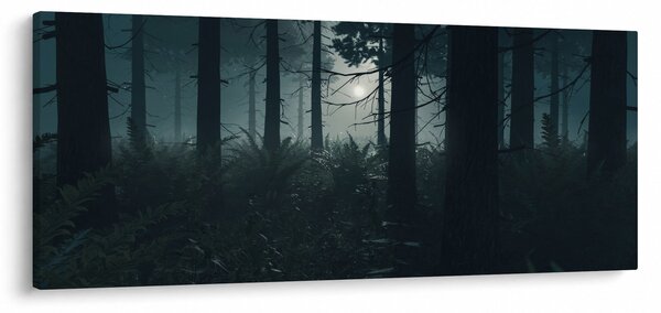 Kép - Páfrányok a holdfényben (120x50 cm)
