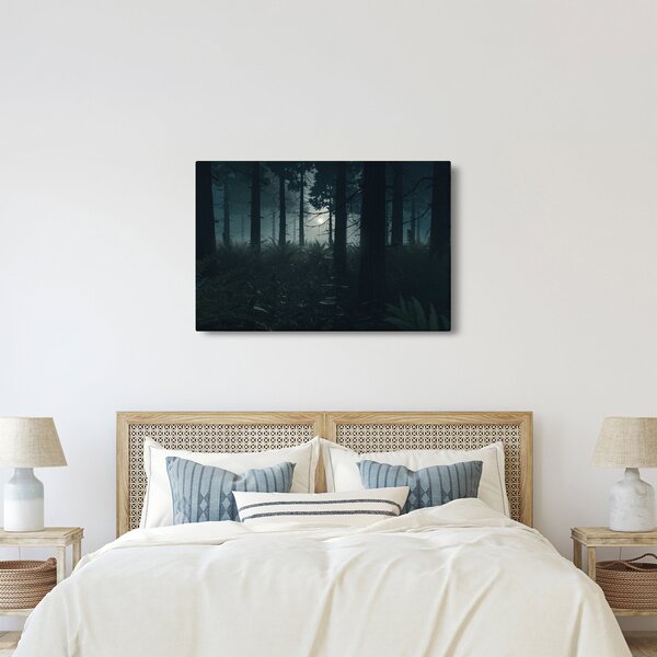 Kép - Páfrányok a holdfényben (90x60 cm)