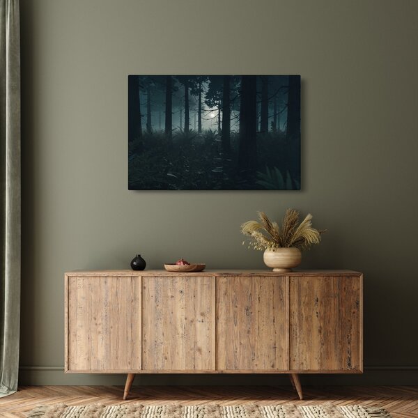Kép - Páfrányok a holdfényben (90x60 cm)