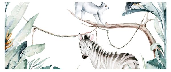 Kép - egzotikus állatok (120x50 cm)