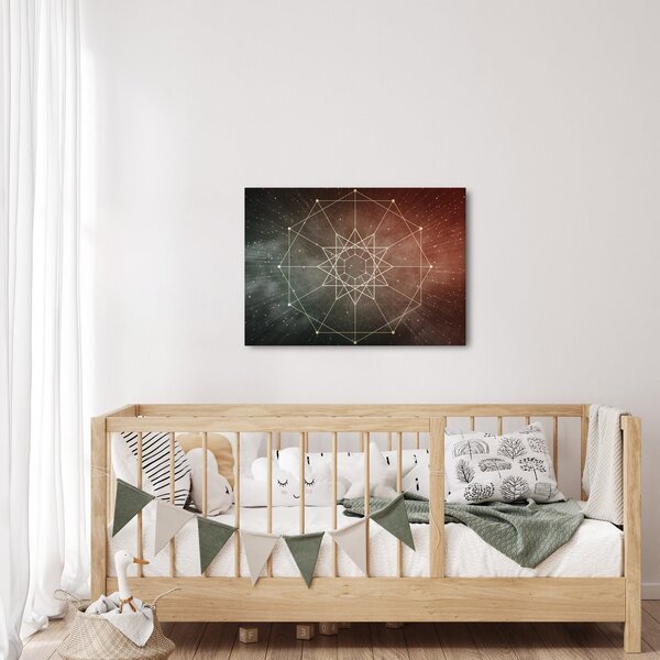 Kép - Kozmikus dodekagram (70x50 cm)