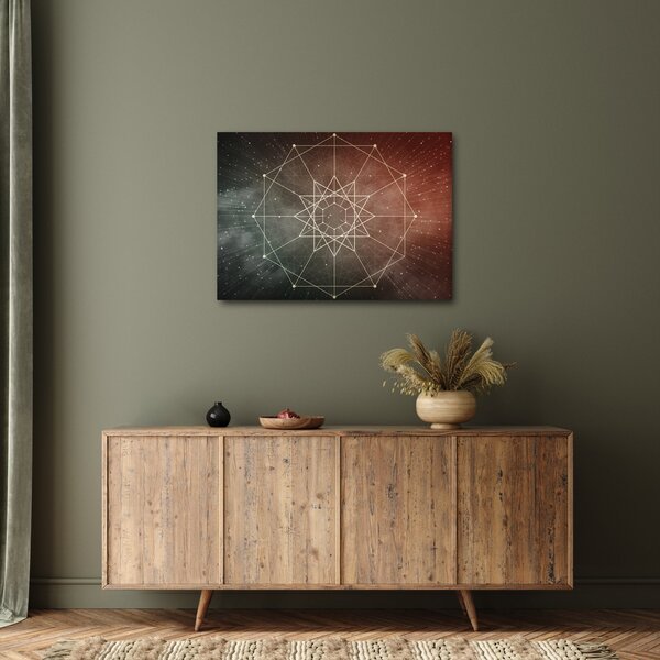 Kép - Kozmikus dodekagram (70x50 cm)