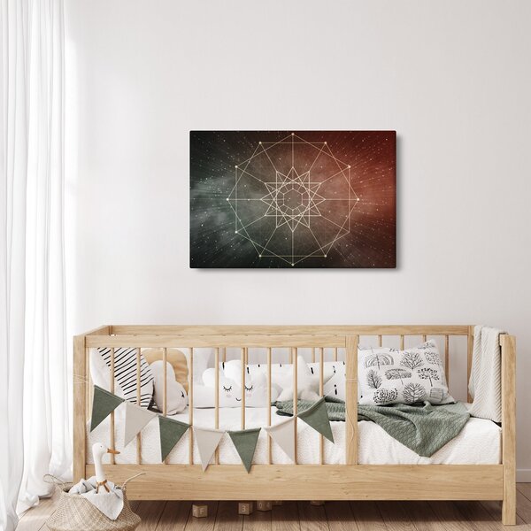 Kép - Kozmikus dodekagram (90x60 cm)