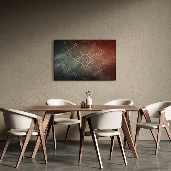 Kép - Kozmikus dodekagram (90x60 cm)