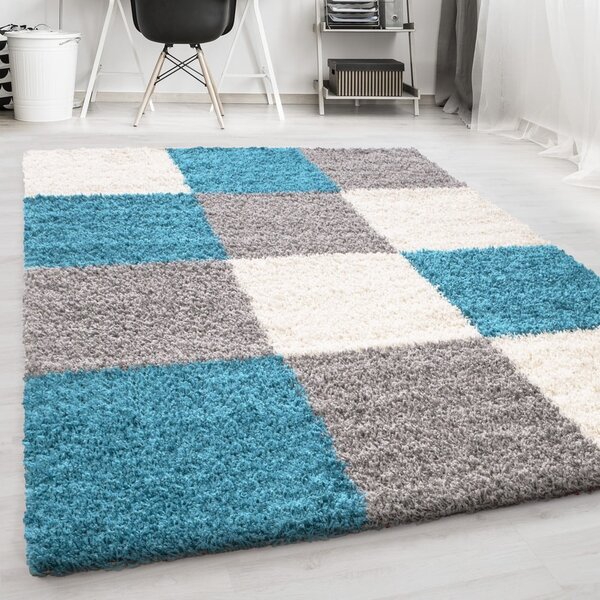 Szürke-türkiz szőnyeg 60x110 cm Life – Ayyildiz Carpets