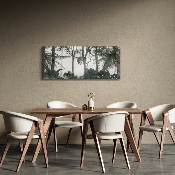 Kép - dzsungel a reggeli ködben (120x50 cm)