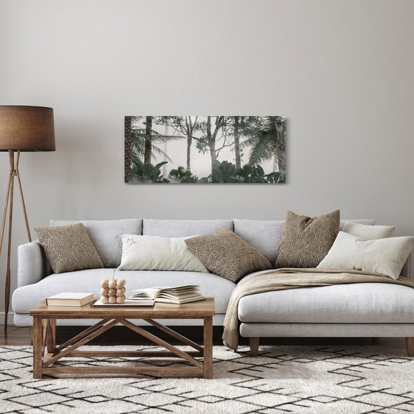 Kép - dzsungel a reggeli ködben (120x50 cm)
