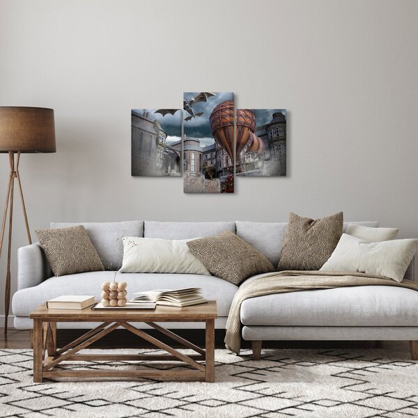 Kép - szürreális táj (90x60 cm)