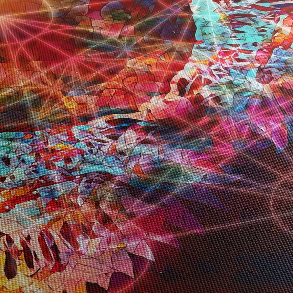 Kép - Merkaba szárnyakkal, absztrakció (90x60 cm)