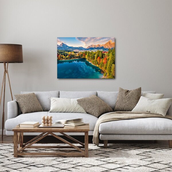Kép - Urisee-tó, Ausztria (70x50 cm)