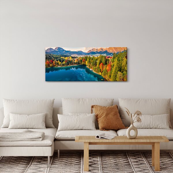 Kép - Urisee-tó, Ausztria (120x50 cm)