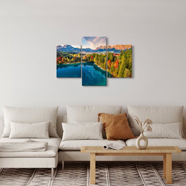Kép - Urisee-tó, Ausztria (90x60 cm)